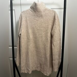 Vince Women's Oatmeal Cashmere Mockneck Sweater